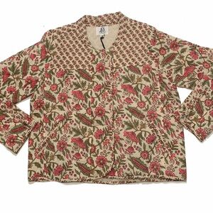 S / DRA Los Angeles floral quilted jacket